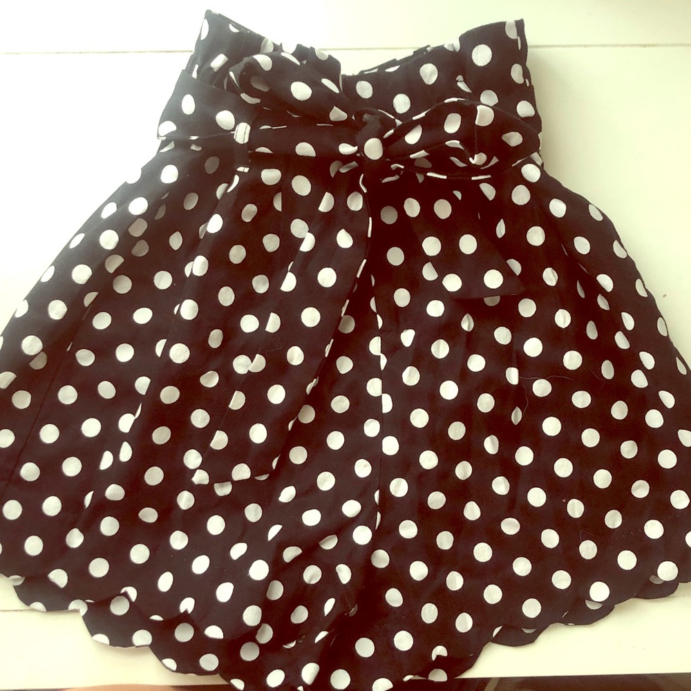High Waisted Polka Dot Shorts